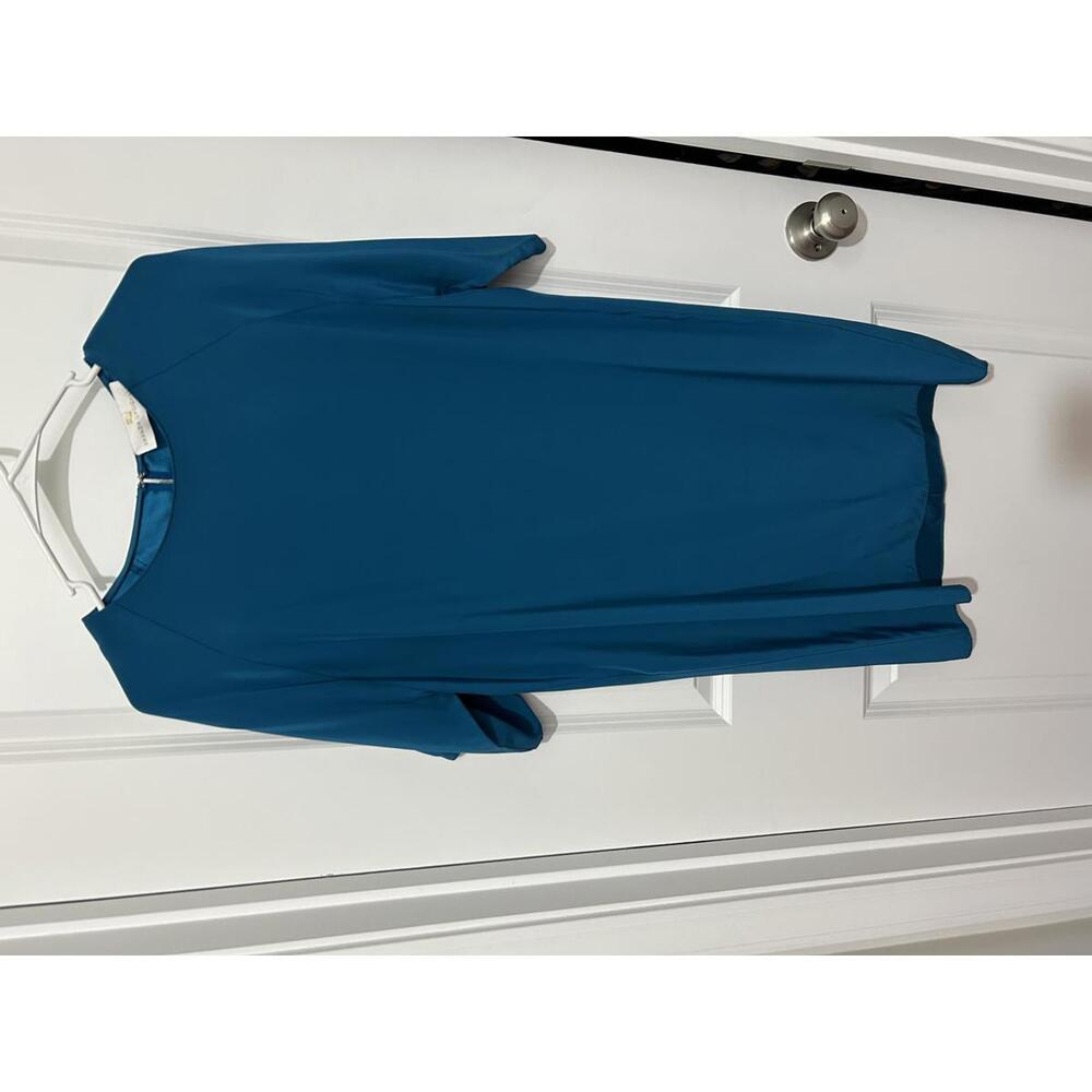Revolve x Amanda Uprichard Teal Blue Shift Dress Size‎ S